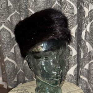 Schiaparelli Vintage Mink Fur Hat